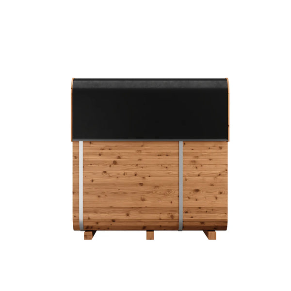 Thermory 4 Person Square Sauna No 42 DIY Kit with Terrace and Window Thermally Modified Spruce Thermory 42SideWeb_2163bbbb-9187-48ff-b02b-fb9d4a0f8e4d.webp