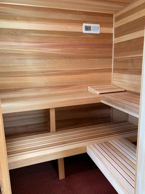 Finlandia Sauna 4' x 4' x 7' Pre-Cut Sauna Kit Standard Option / 7 Foot Tall / No Backrest,Standard Option / 7 Foot Tall / Backrest + $171.60,Standard Option / 7 Foot Tall / Backrest & Skirts + $651.60,Standard Option / 8 Foot Tall + $227.04 / No Backrest,Standard Option / 8 Foot Tall + $227.04 / Backrest + $171.60,Standard Option / 8 Foot Tall + $227.04 / Backrest & Skirts + $651.60,Custom Layout + $500.00 / 7 Foot Tall / No Backrest,Custom Layout + $500.00 / 7 Foot Tall / Backrest + $171.60,Custom Layout