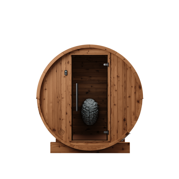 Thermory 2 Person Barrel Sauna No 55 DIY Kit Thermally Modified Spruce Thermory Front_85989414-f6e7-4007-9e8f-ac6485cdac8e.png
