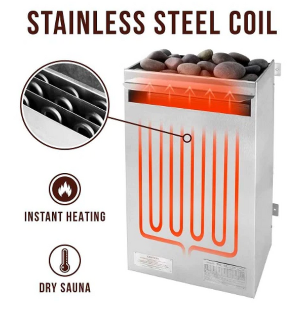 Scandia Electric Ultra Sauna Heater - Large (12.0-18.0KW)