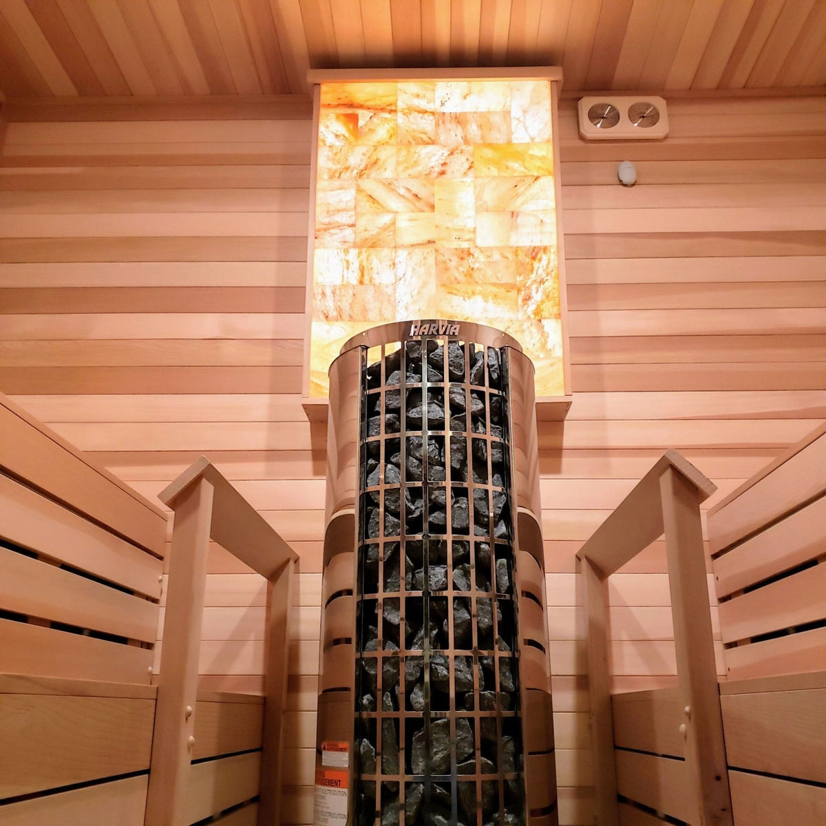 Sauna tonneau Marvik, thermowood 42mm ,sauna d'extérieur