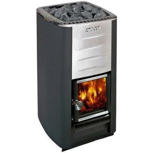 Harvia M3 Wood Burning Heater Package - Includes Rocks, Surround, Base, Chimney, and Rain Cap Harvia 6417659009423_1_8f4e318d-98e1-4668-bba0-5e55a7de88a6.jpg