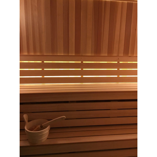 Finnish Sauna Builders 4' x 6' x 7' Pre-Cut Sauna Kit Option 1 / 7 Foot Tall / No Backrest,Option 1 / 7 Foot Tall / Backrest + $257.40,Option 1 / 8 Foot Tall + $283.80 / No Backrest,Option 1 / 8 Foot Tall + $283.80 / Backrest + $257.40,Option 2 / 7 Foot Tall / No Backrest,Option 2 / 7 Foot Tall / Backrest + $257.40,Option 2 / 8 Foot Tall + $283.80 / No Backrest,Option 2 / 8 Foot Tall + $283.80 / Backrest + $257.40,Option 3 / 7 Foot Tall / No Backrest,Option 3 / 7 Foot Tall / Backrest + $257.40,Option 3 / 8
