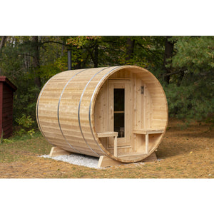 Dundalk Serenity Barrel Sauna  - 6'6" x 6'6" Dundalk LeisureCraft Print_2x2Barrel-6649.jpg