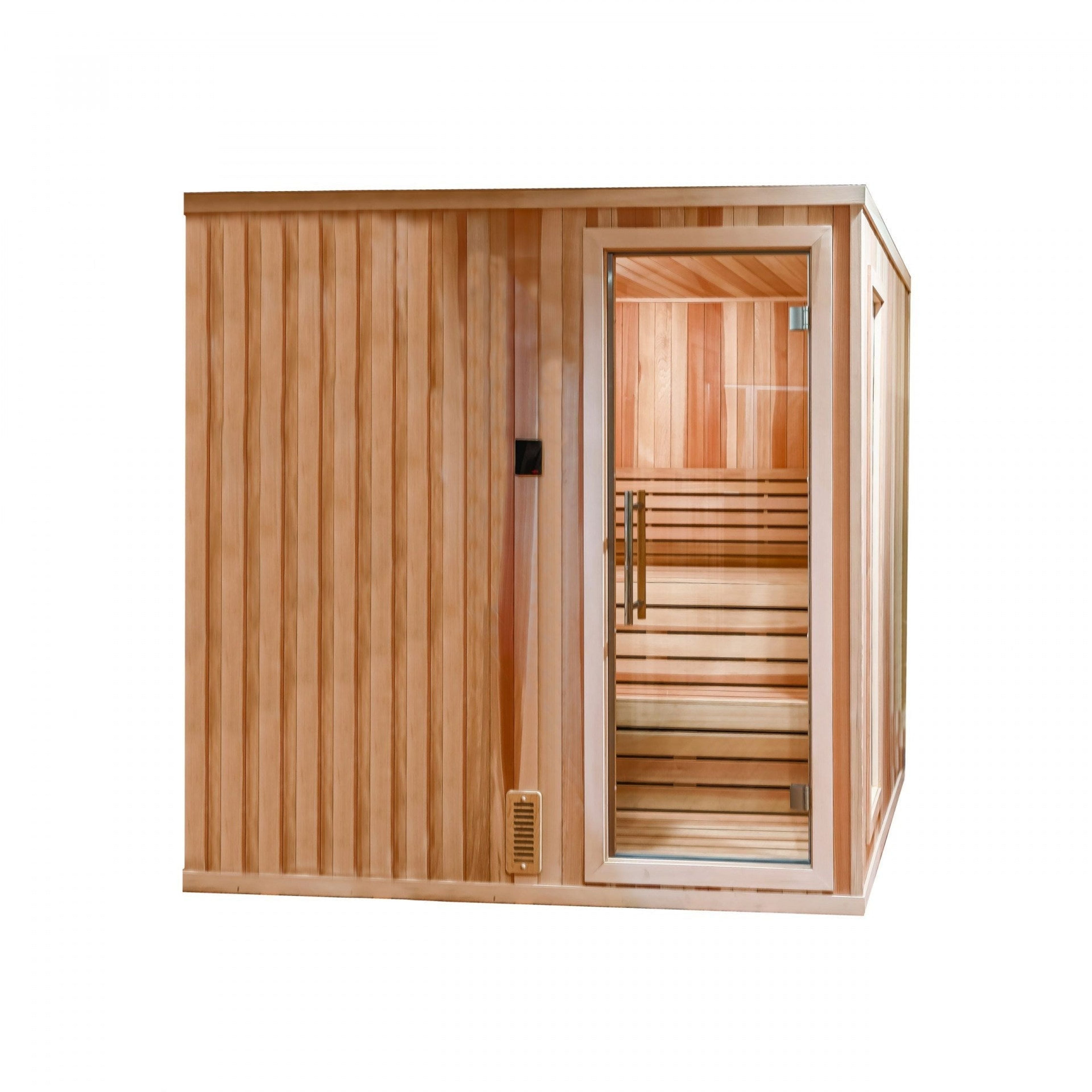 Finnish Sauna Builders 7' x 7' x 7' Pre-Built Indoor Sauna Kit
