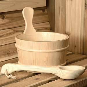 Almost Heaven Sauna Bucket, Ladle and Thermometer Almost Heaven Sauna iu-3.png