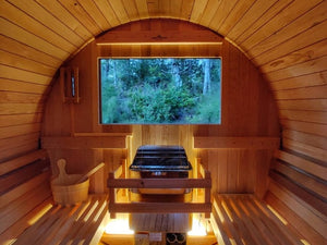 4 Person Barrel Saunas