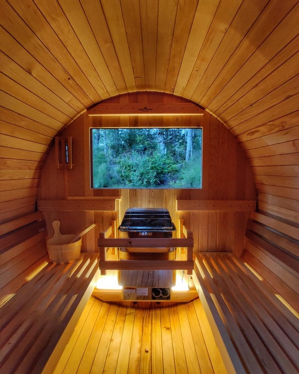 4 Person Barrel Saunas