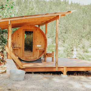 6 Person Barrel Saunas