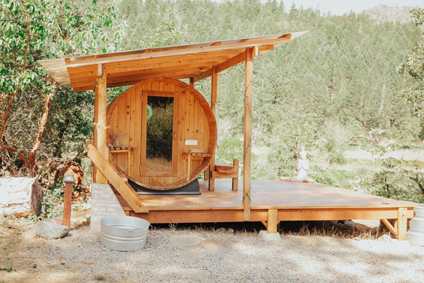 6 Person Barrel Saunas