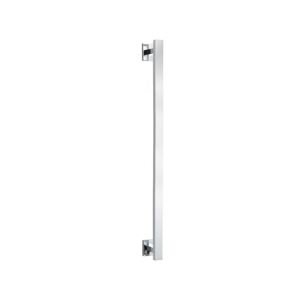 ThermaSol Shower Rail W/integral Water Way Square in Polished Chrome Finish Polished Chrome / Square ThermaSol 15-1006-pc.jpg