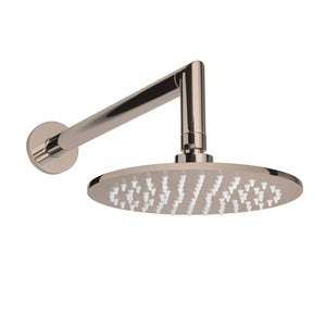 ThermaSol 200mm DIA. x 8.5mm, 304SS Shower Head 1/2" Inlet Round in Satin Nickel Finish Satin Nickel / Round ThermaSol 15-1007-sn.jpg