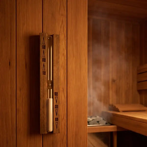 Finnleo Sauna Sand Timers Wood, 15 Minutes,Pine,Aluminum Finnleo 15-MinSandTimerWood01.webp