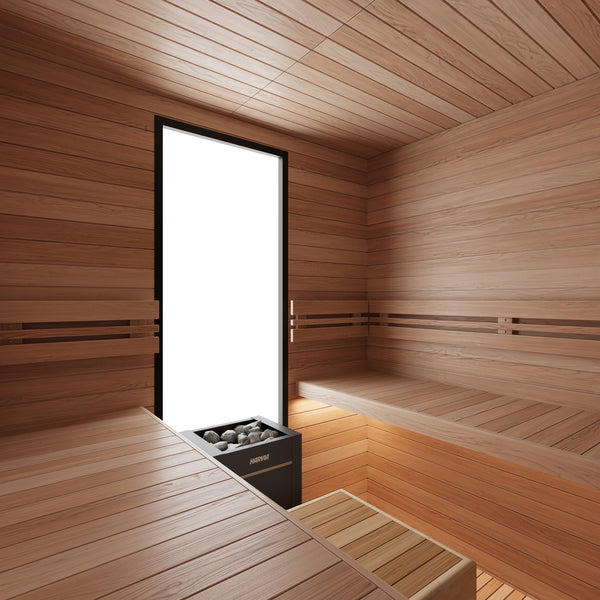 Tuli 4/6 person Outdoor Sauna by Finnish Sauna Builders 4 Person / No Tint / Standard Design,4 Person / No Tint / Bespoke Design Package with Personal Consultation and Custom Renderings,4 Person / Tinted Door and Rear Window / Standard Design,4 Person / Tinted Door and Rear Window / Bespoke Design Package with Personal Consultation and Custom Renderings,6 Person / No Tint / Standard Design,6 Person / No Tint / Bespoke Design Package with Personal Consultation and Custom Renderings,6 Person / Tinted Door and