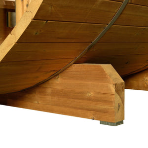 Takoa Half Moon Classic Barrel Sauna — Harvia Collection - photo 10