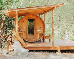 Almost Heaven Grandview 6 Person Canopy Barrel Sauna - photo 2