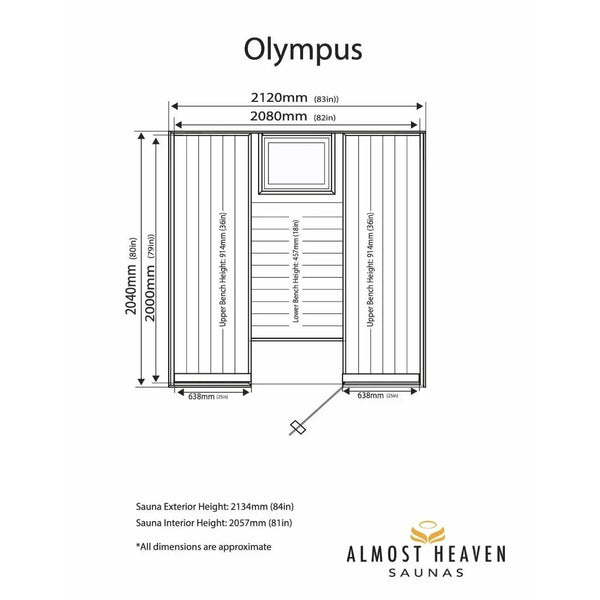 Almost Heaven Olympus 8 Person Sauna Almost Heaven Sauna Almost_Heaven_Olympus_8_Person_Sauna_07.webp
