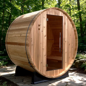 Almost Heaven Salem 2 Person Classic Barrel Sauna