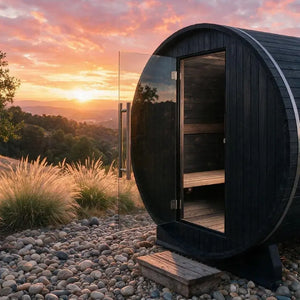 Almost Heaven Salem 2 Person Classic Barrel Sauna