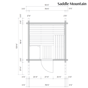 Saddle Mountain Outdoor Sauna — Harvia Collection - photo 3