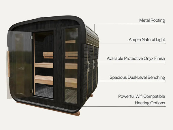 Almost Heaven BlackWater 4 Person Cube Sauna Rustic Red Cedar,Onyx Almost Heaven Sauna Almost_Heaven_Screenshot_02.webp