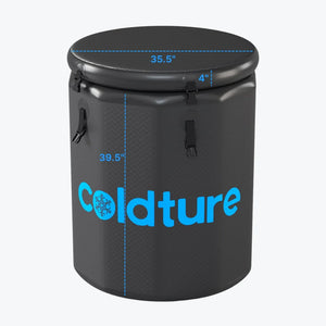 The Barrel Cold Plunge Tub by Coldture Barrel Only Coldture BarrelTubOnlySize.webp