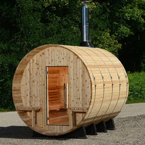 Almost Heaven Grandview 6 Person Canopy Barrel Sauna - photo 1