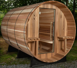 Almost Heaven Huntington 6 Person Canopy Barrel Sauna - photo 2