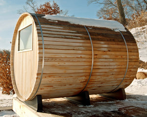 Almost Heaven Huntington 6 Person Canopy Barrel Sauna - photo 3