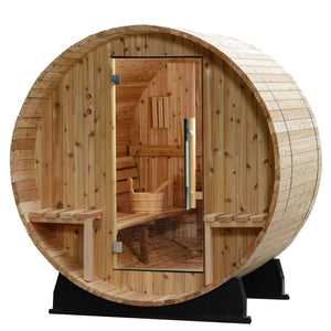 Almost Heaven Vienna 2 Person Canopy Barrel Sauna - photo 1