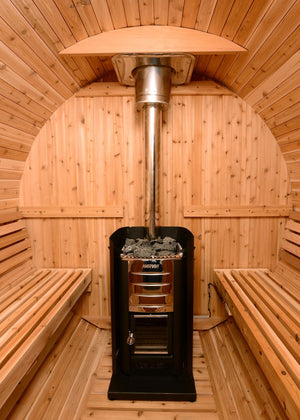 Almost Heaven Grandview 6 Person Canopy Barrel Sauna - photo 9