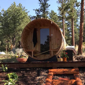 Almost Heaven Charleston 4 Person Canopy Barrel Sauna - photo 3