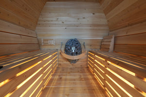 Finnish Sauna Builders Pod Sauna Knotty White Cedar / 7 ft Wide x 7 ft High x 6 ft Long,Knotty White Cedar / 7 ft Wide x 7 ft High x 7 ft Long,Knotty White Cedar / 7 ft Wide x 7 ft High x 8 ft Long,Knotty White Cedar / 7 ft Wide x 7 ft High x 9 ft Long,Knotty White Cedar / 7 ft Wide x 7 ft High x 10 ft Long,Knotty Red Cedar / 7 ft Wide x 7 ft High x 6 ft Long,Knotty Red Cedar / 7 ft Wide x 7 ft High x 7 ft Long,Knotty Red Cedar / 7 ft Wide x 7 ft High x 8 ft Long,Knotty Red Cedar / 7 ft Wide x 7 ft High x 9