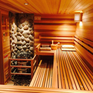 Finlandia Sauna 3' x 4' x 7' Pre-Cut Sauna Kit Standard Option / 7 Foot Tall / No Backrest,Standard Option / 7 Foot Tall / Backrest + $171.60,Standard Option / 7 Foot Tall / Backrest & Skirts + $351.60,Standard Option / 8 Foot Tall + $198.66 / No Backrest,Standard Option / 8 Foot Tall + $198.66 / Backrest + $171.60,Standard Option / 8 Foot Tall + $198.66 / Backrest & Skirts + $351.60,Custom Layout + $500.00 / 7 Foot Tall / No Backrest,Custom Layout + $500.00 / 7 Foot Tall / Backrest + $171.60,Custom Layout 