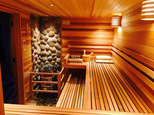 Finlandia Sauna 4' x 7' x 7' Pre-Cut Sauna Kit Standard Option / 7 Foot Tall / No Backrest,Standard Option / 7 Foot Tall / Backrest - $300.30,Standard Option / 7 Foot Tall / Backrest & Skirts + $1140.30,Standard Option / 8 Foot Tall - $312.18 / No Backrest,Standard Option / 8 Foot Tall - $312.18 / Backrest - $300.30,Standard Option / 8 Foot Tall - $312.18 / Backrest & Skirts + $1140.30,Custom Layout + $500.00 / 7 Foot Tall / No Backrest,Custom Layout + $500.00 / 7 Foot Tall / Backrest - $300.30,Custom Layou