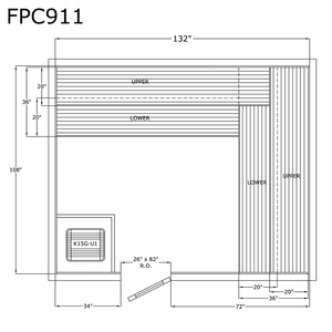 Finlandia Sauna 9' x 11' x 7' Pre-Cut Sauna Kit Standard Option / 7 Foot Tall / No Backrest,Standard Option / 7 Foot Tall / Backrest + $471.90,Standard Option / 7 Foot Tall / Backrest & Skirts + $2229.00,Standard Option / 8 Foot Tall + $567.60 / No Backrest,Standard Option / 8 Foot Tall + $567.60 / Backrest + $471.90,Standard Option / 8 Foot Tall + $567.60 / Backrest & Skirts + $2229.00 Finlandia Sauna FPC911.png