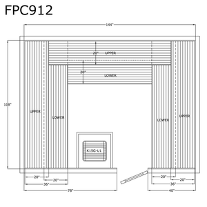 Finlandia Sauna 9' x 12' x 7' Pre-Cut Sauna Kit Standard Option / 7 Foot Tall / No Backrest,Standard Option / 7 Foot Tall / Backrest + $514.80,Standard Option / 7 Foot Tall / Backrest & Skirts + $3514.80,Standard Option / 8 Foot Tall + $595.98 / No Backrest,Standard Option / 8 Foot Tall + $595.98 / Backrest + $514.80,Standard Option / 8 Foot Tall + $595.98 / Backrest & Skirts + $3514.80 Finlandia Sauna FPC912.png