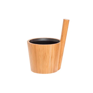 Finnleo Bucket: Bamboo w - Plastic Liner