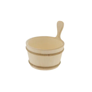Finnleo Sauna Buckets Wood w - Plastic Liner, 1 Gallon Finnleo FinnleoBucketWoodw-PlasticLiner1Gallon00.webp