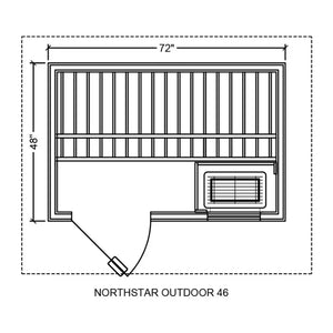 Finnleo NSO-46 Outdoor Sauna Finnleo FinnleoNSO-46OutdoorSauna05.webp