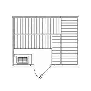 Finnleo Sisu Freestanding Panel-Built Sauna