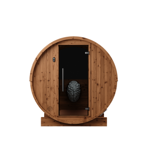 Thermory 4 Person Barrel Sauna No 52 DIY Kit with Window Thermally Modified Spruce Thermory Front_3e147334-db6e-4ee3-acc6-96dbd0f93505.png