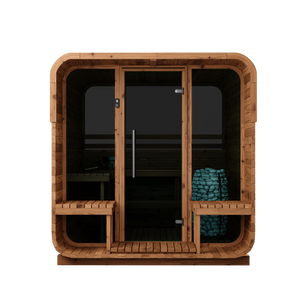 Thermory 6 Person Square Sauna No 40 DIY Kit with Terrace and Window Thermally Modified Spruce Thermory Front_fd36259b-aec2-4f84-a727-7ec8d913e484.png
