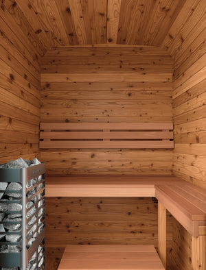 Thermory 2 Person Square Sauna No 45 DIY Kit Thermory Front_indoor_bench1-1463x2048.webp