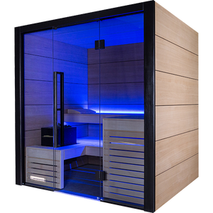 Harvia Fuji Luxury 2-4 Person | With Virta 8KW Heater Oak Harvia Fuji-4-Farblicht-1.png