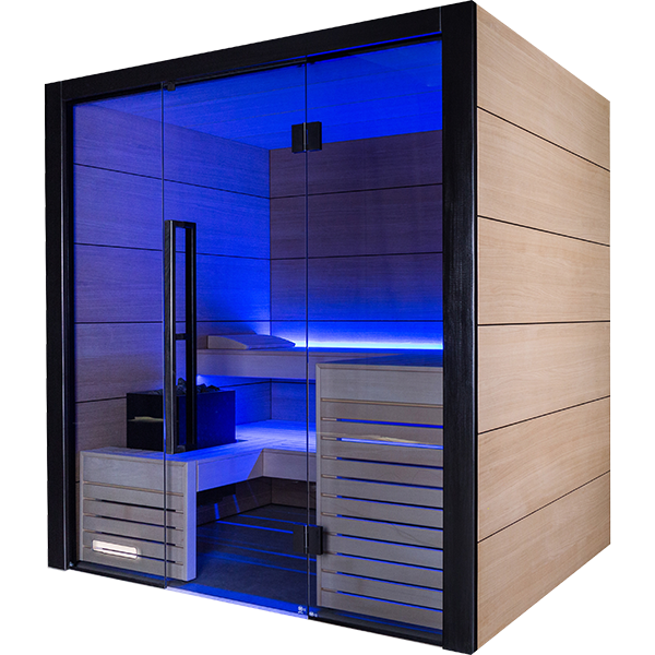 Harvia Fuji Luxury 2-4 Person | With Virta 8KW Heater Oak Harvia Fuji-4-Farblicht-1.png