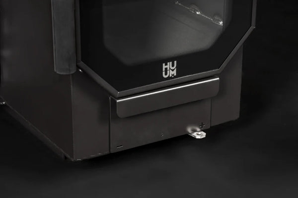 HUUM HIVE Flow LS Wood Burning Sauna Stove HUUM HIVE_FLOW_ash_tray_logo_lighter_107feef7-9a16-4e1e-be40-5f1046bc076b.webp