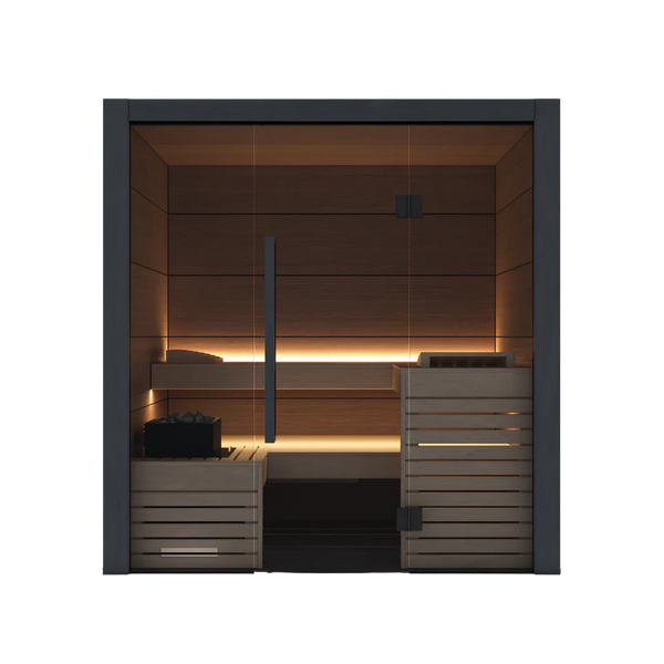 Harvia Fuji Luxury 2-4 Person | With Virta 8KW Heater Oak Harvia HarviaFujiSaunaCabin-Small_2.webp