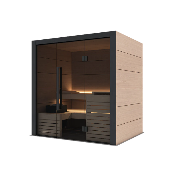 Harvia Fuji Luxury 2-4 Person | With Virta 8KW Heater Oak Harvia HarviaFujiSaunaCabin-Small_3.webp