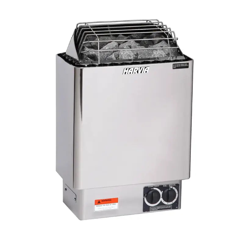 Harvia KIP80B Stainless Steel 8KW Sauna Heater with Built-in Control JH80B2401 (250-425cf)
